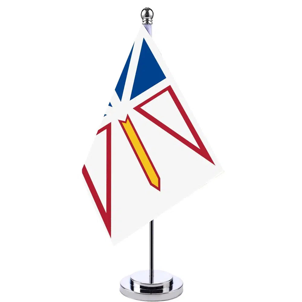 Newfoundland & Labrador Desk Flag - Small Office Table Flag