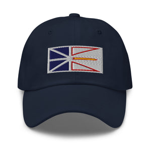 Newfoundland and Labrador Flag Cap - Adjustable Embroidered Dad Hat