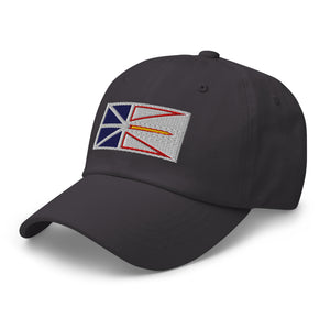 Newfoundland and Labrador Flag Cap - Adjustable Embroidered Dad Hat
