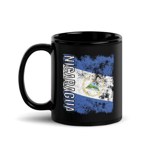 Nicaragua Flag - Distressed Flag Mug