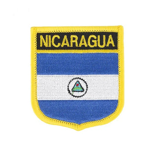 Nicaragua Flag Patch - Sew On/Iron On Patch