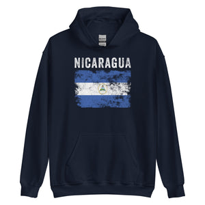 Nicaragua Flag Vintage - Nicaraguan Flag Hoodie