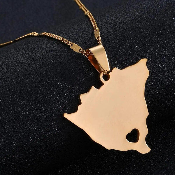 Nicaragua Map Necklace