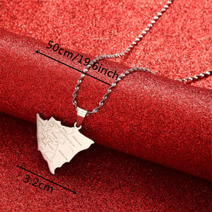 Nicaragua Map Necklace