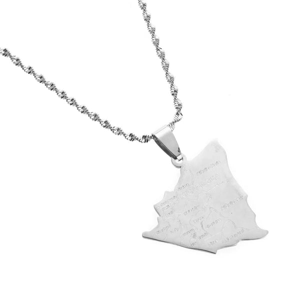 Nicaragua Map Necklace