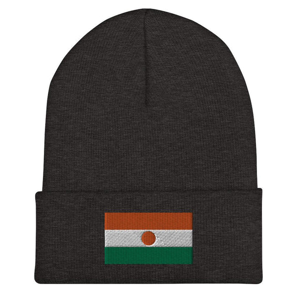 Niger Flag Beanie - Embroidered Winter Hat