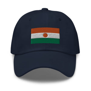 Niger Flag Cap - Adjustable Embroidered Dad Hat