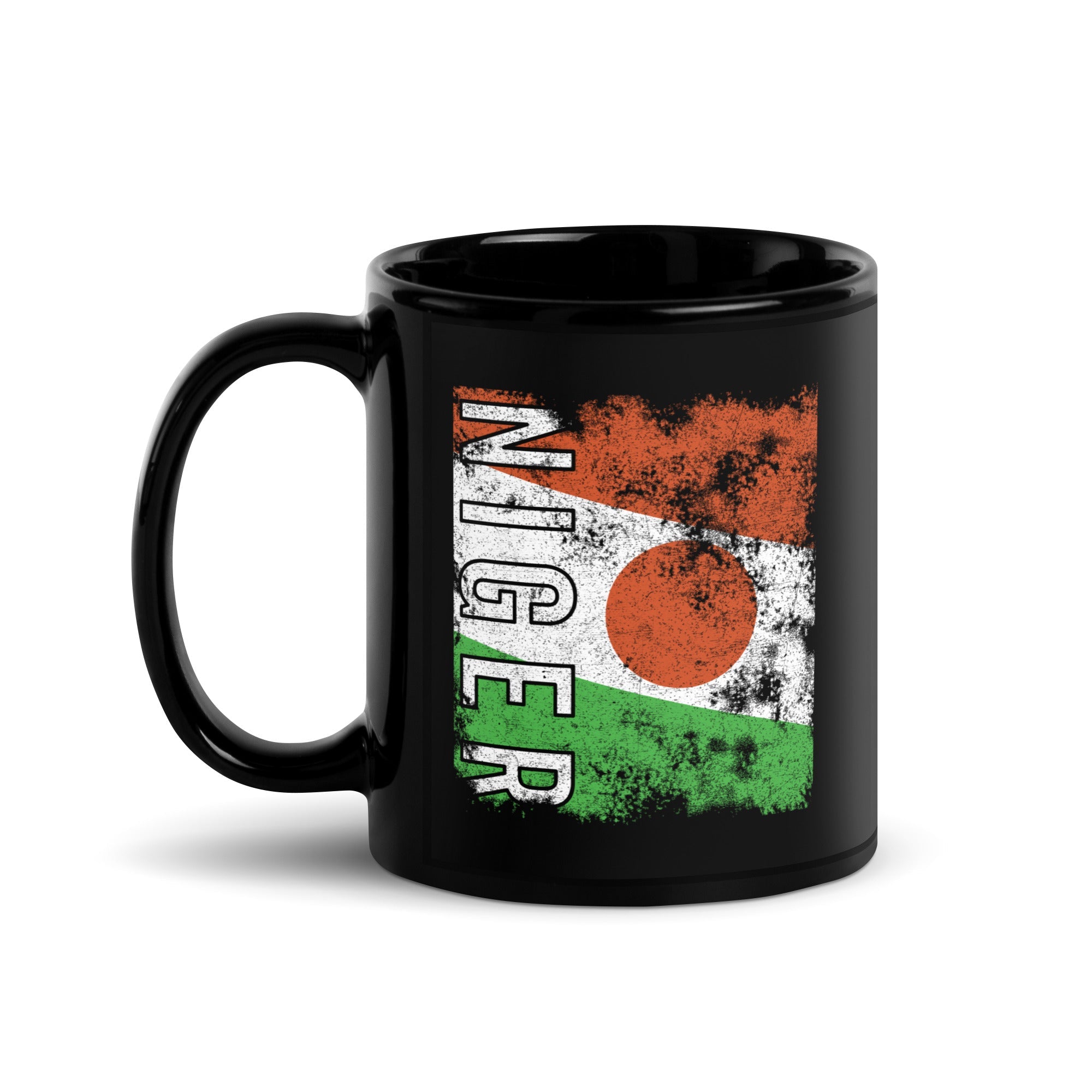 Niger Flag - Distressed Flag Mug