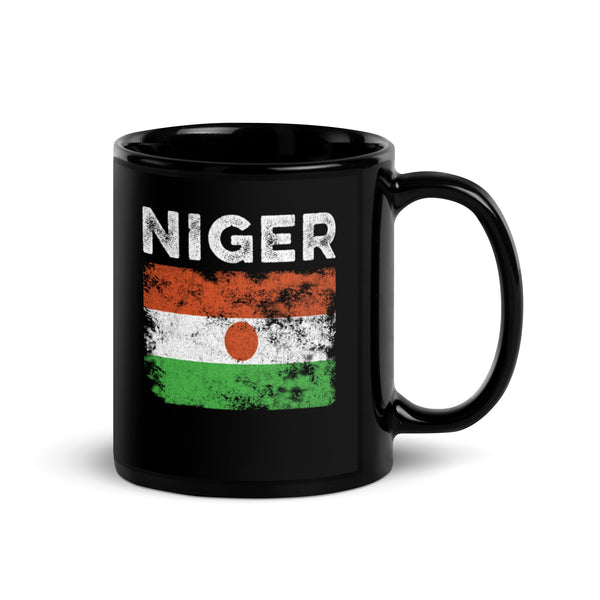 Niger Flag Distressed - Nigerien Flag Mug