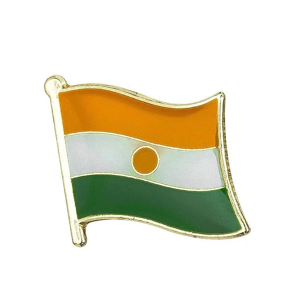 Niger Flag Lapel Pin - Enamel Pin Flag
