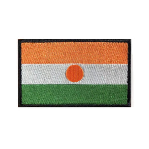 Niger Flag Patch - Iron On/Hook & Loop Patch