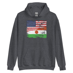 Niger USA Flag Hoodie