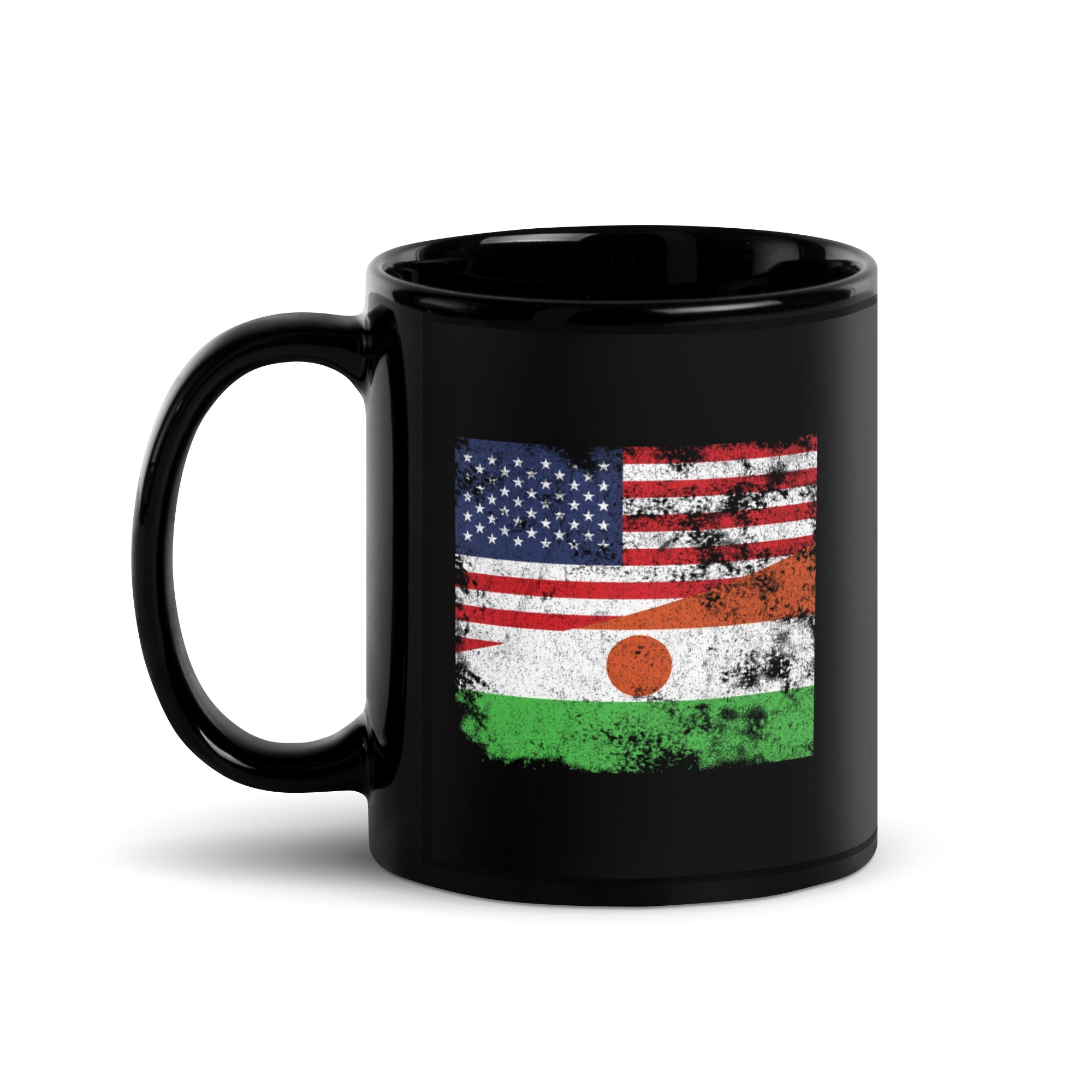 Niger USA Flag Mug