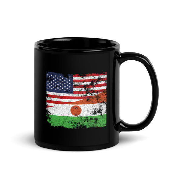 Niger USA Flag Mug