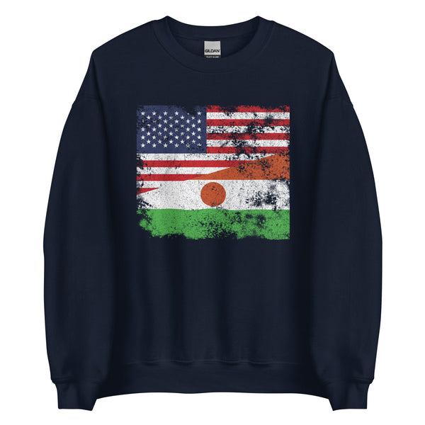 Niger USA Flag Sweatshirt