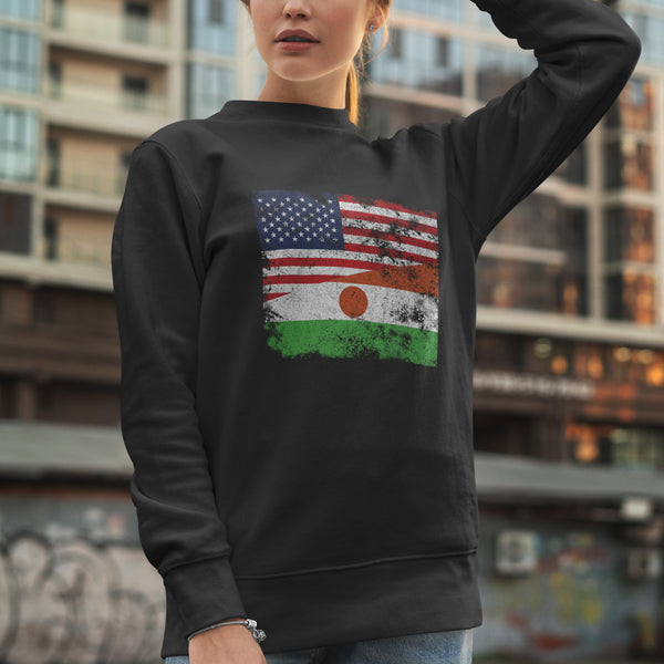 Niger USA Flag Sweatshirt