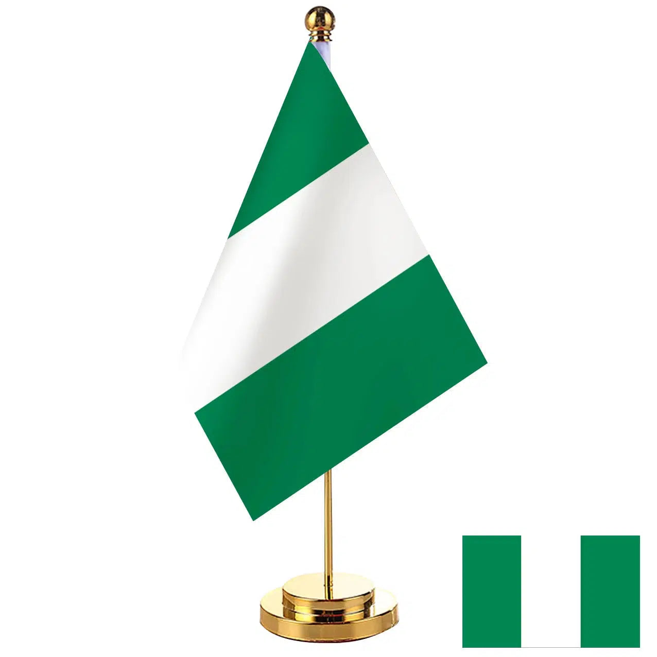 Nigeria Desk Flag - Small Office Table Flag