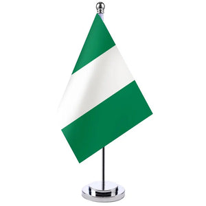 Nigeria Desk Flag - Small Office Table Flag