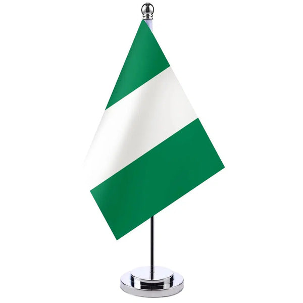 Nigeria Desk Flag - Small Office Table Flag