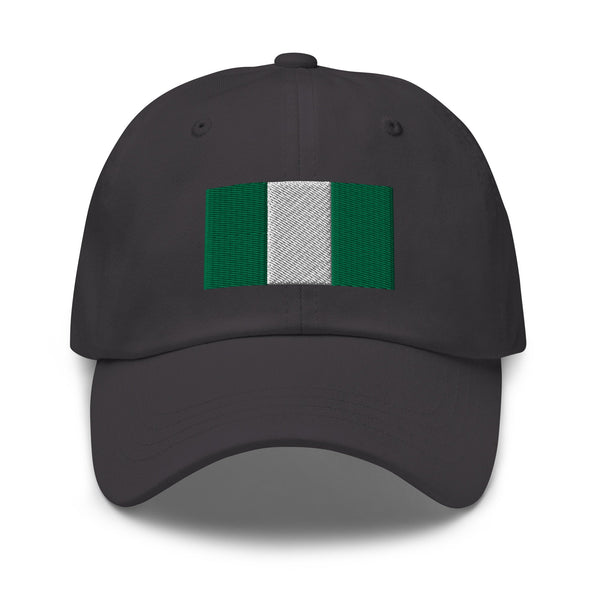 Nigeria Flag Cap - Adjustable Embroidered Dad Hat