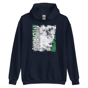 Nigeria Flag - Distressed Flag Hoodie