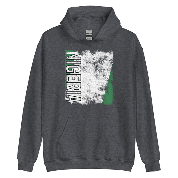 Nigeria Flag - Distressed Flag Hoodie