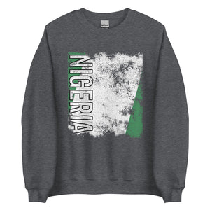 Nigeria Flag - Distressed Flag Sweatshirt