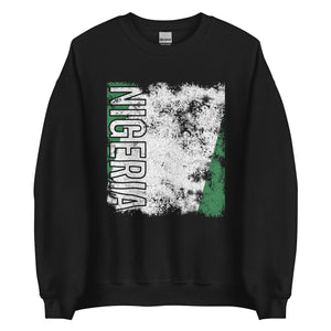 Nigeria Flag - Distressed Flag Sweatshirt