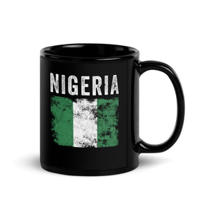 Nigeria Flag Distressed - Nigerian Flag Mug