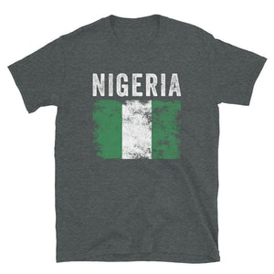 Nigeria Flag Distressed - Nigerian Flag T-Shirt