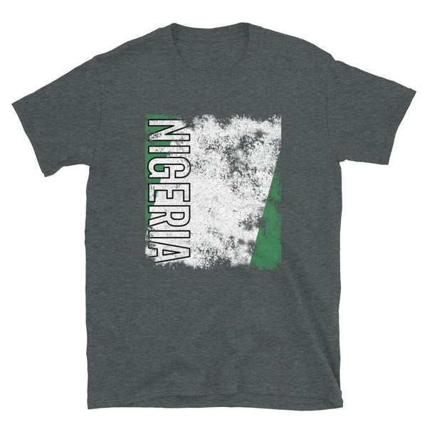 Nigeria Flag Distressed T-Shirt