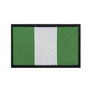 Nigeria Flag Patch - Iron On/Hook & Loop Patch