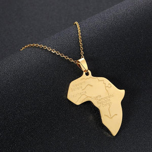 Nigeria Map Necklace