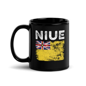 Niue Flag Distressed - Niuean Flag Mug