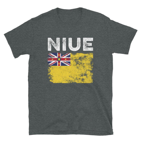 Niue Flag Distressed - Niuean Flag T-Shirt