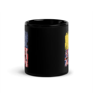 Niue USA Flag - Half American Mug