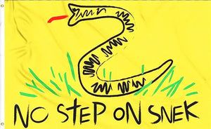 No Step On Snek Flag - 90x150cm(3x5ft) - 60x90cm(2x3ft)