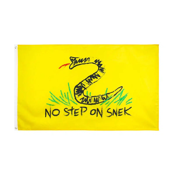 No Step On Snek Flag - 90x150cm(3x5ft) - 60x90cm(2x3ft)