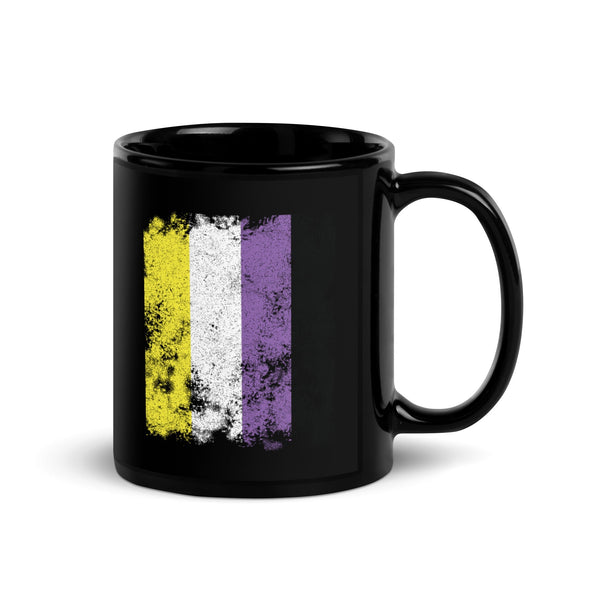 Nonbinary Flag - Distressed LGBTQIA2S+ Mug