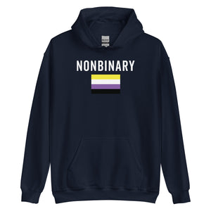 Nonbinary Flag - LGBT+ Hoodie