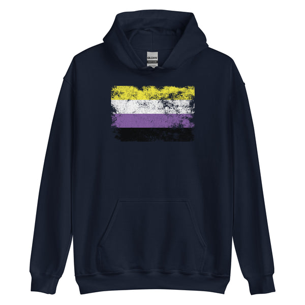 Nonbinary Flag - LGBT+ Hoodie