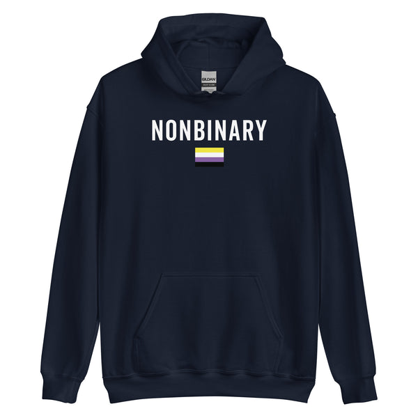 Nonbinary Flag - LGBT+ Hoodie