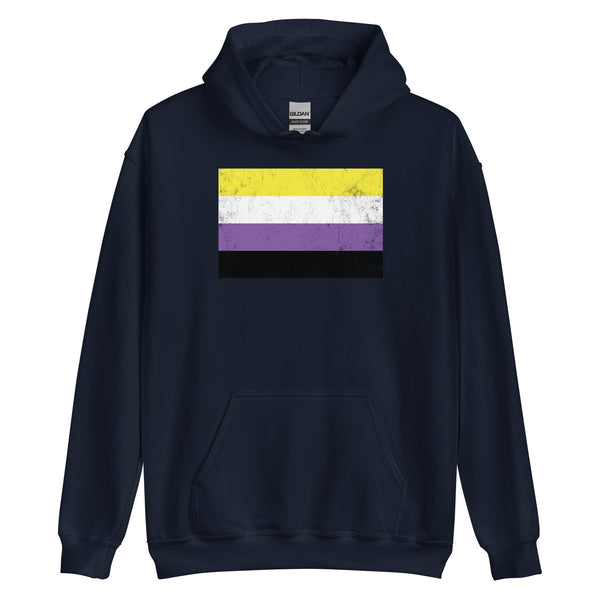 Nonbinary Flag - LGBT+ Hoodie