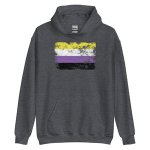 Nonbinary Flag - LGBT+ Hoodie
