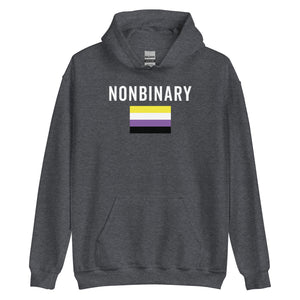 Nonbinary Flag - LGBT+ Hoodie