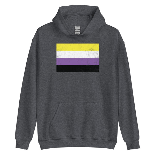 Nonbinary Flag - LGBT+ Hoodie