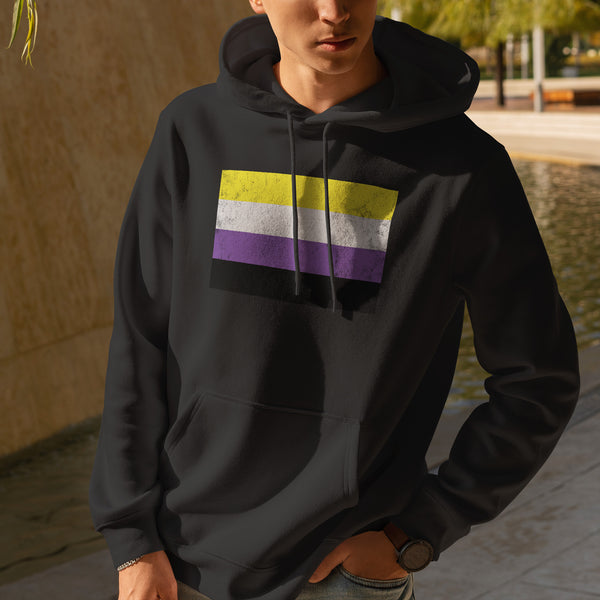 Nonbinary Flag - LGBT+ Hoodie