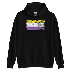 Nonbinary Flag - LGBT+ Hoodie
