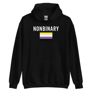 Nonbinary Flag - LGBT+ Hoodie
