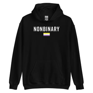 Nonbinary Flag - LGBT+ Hoodie